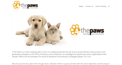 Desktop Screenshot of 4thepaws.com